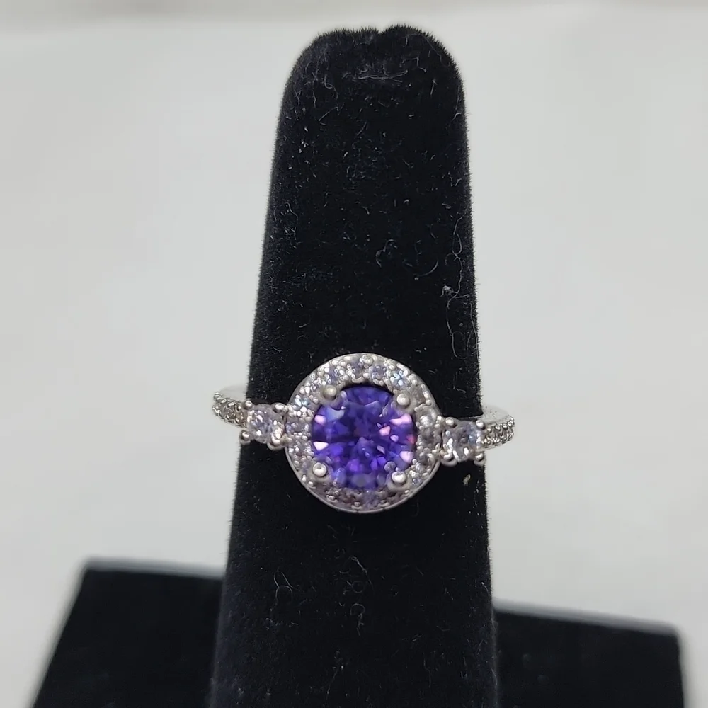 LAB CREATED ALEXANDRITE RING